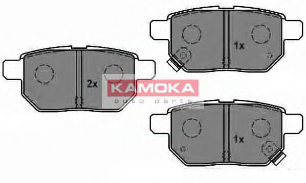 Гальмiвнi колодки дисковi TOYOTA AURIS 07-/COROLLA 07-/YARIS 06- BLUEPRINT арт. JQ1018084