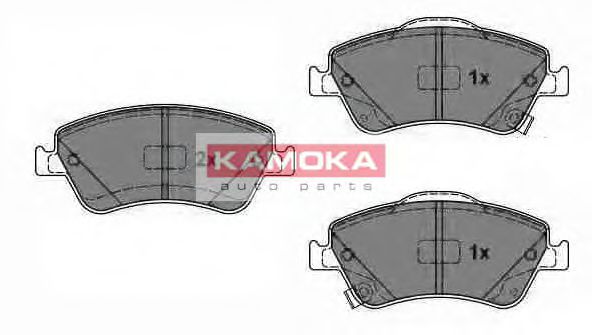 Гальмiвнi колодки дисковi TOYOTA AURIS 07- BLUEPRINT арт. JQ1018092