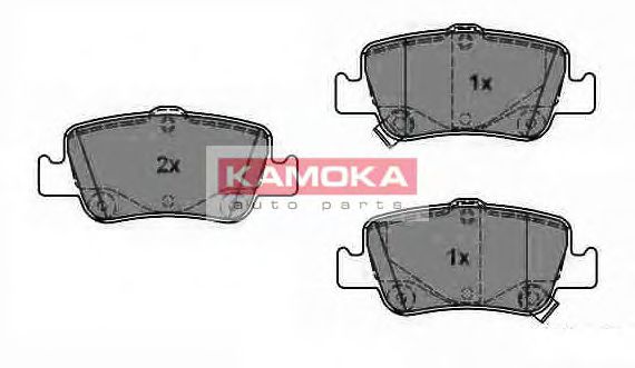 Гальмiвнi колодки дисковi BLUEPRINT арт. JQ1018096