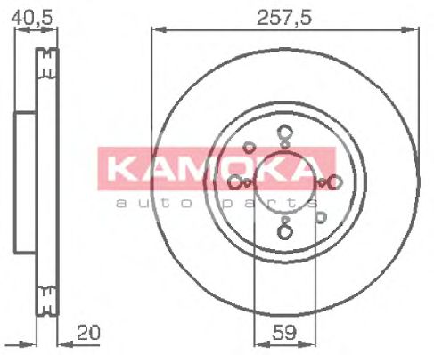 Гальмiвнi диски Fiat Doblo 01-/Punto 93-12/Bravo 95-01 TRW арт. 1031042