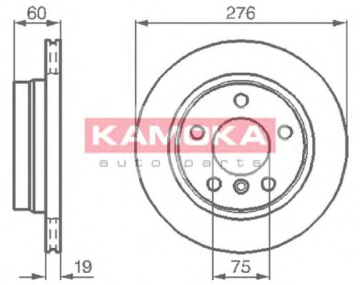 Гальмiвнi диски BMW 3 (E36) 93-98/3 (E46) 98-05 FERODO арт. 1031662