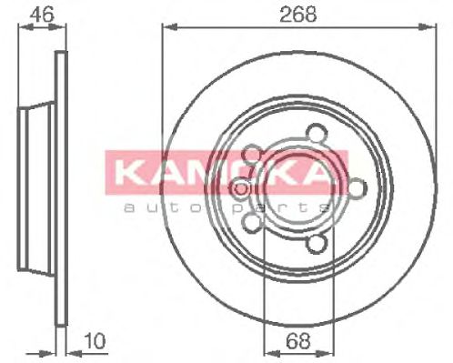 Гальмiвнi диски VW Sharan/Seat Alhambra 96-10 BOSCH арт. 1031694