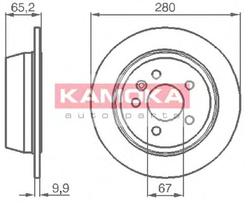 Гальмiвнi диски MB Vito (W638) 96- BREMBO арт. 1031722