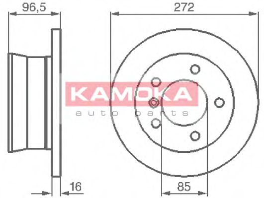 Гальмiвнi диски MB Sprinter 308-316/VW LT 95-06/MB G-class (W463) 94- TOKO CARS арт. 1031864