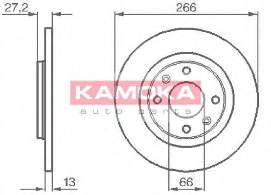 Гальмiвнi диски CITROEN BERLINGO 96-/PEUGEOT PARTNER 96- BREMBO арт. 1032000