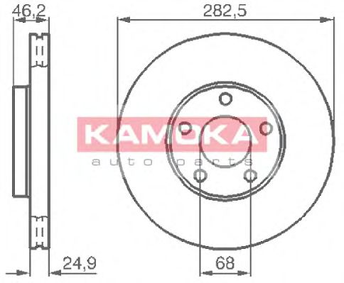 Гальмiвнi диски VW Passat 96-00 FERODO арт. 1032028