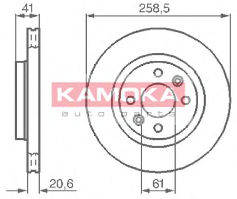 Гальмiвнi диски RENAULT 19 88-95/CLIO I/II 90-/MEGANE 95-03/KANGOO 97- TRW арт. 1032192