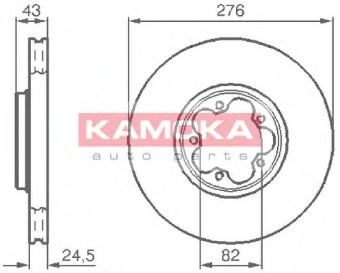 Гальмiвнi диски Ford Transit 00-06 BREMBO арт. 1032226