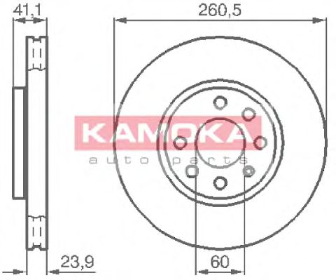 Гальмiвнi диски OPEL CORSA C 00- FEBIBILSTEIN арт. 1032262