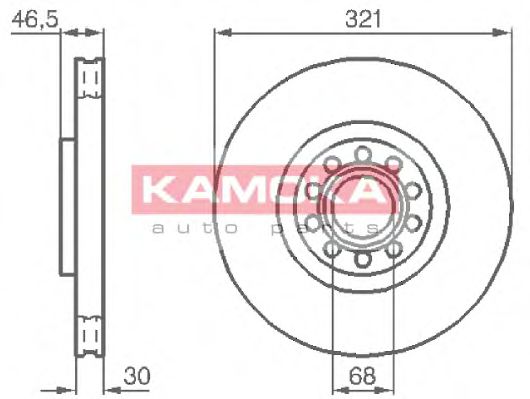 Гальмiвнi диски AUDI A4 97-/A6 97-/SEAT EXEO 09- ZIMMERMANN арт. 1032332