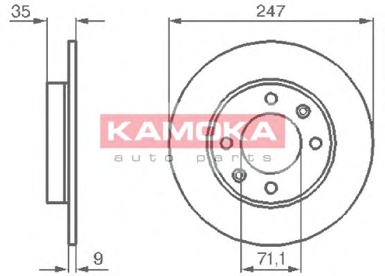 Гальмiвнi диски CITROEN BERLINGO 99-/C3 02-/PEUGEOT 307 00- DELPHI арт. 1032356