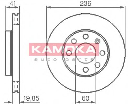 Гальмiвнi диски DAEWOO NEXIA 95-97/LANOS 97- ATE арт. 103302