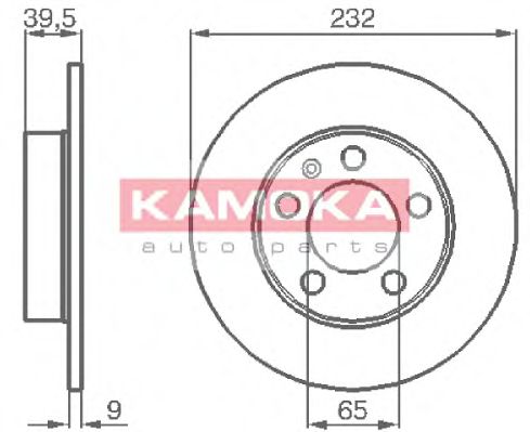 Гальмiвнi диски AUDI A3 96-01/SKODA OCTAVIA 96-/VW GOLF IV 98-05 RIDER арт. 1036068