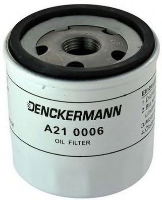 Фільтр масляний двигуна FORD ESCORT 83-99, FIESTA 83-99 (вир-во DENCKERMANN) PURFLUX арт. A210006