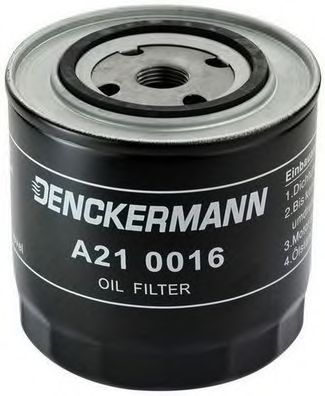Фільтр масляний двигуна VW T4 1.9 D 90-03, AUDI 100 2.0-2.4 D 82-94 (вир-во DENCKERMANN) CLEANFILTERS арт. A210016