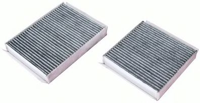 Фільтр салону PSA C3 II, C4 CACTUS, 207, 208 06- вугільний (2шт.) (вир-во DENCKERMANN) WIXFILTERS арт. M110561K