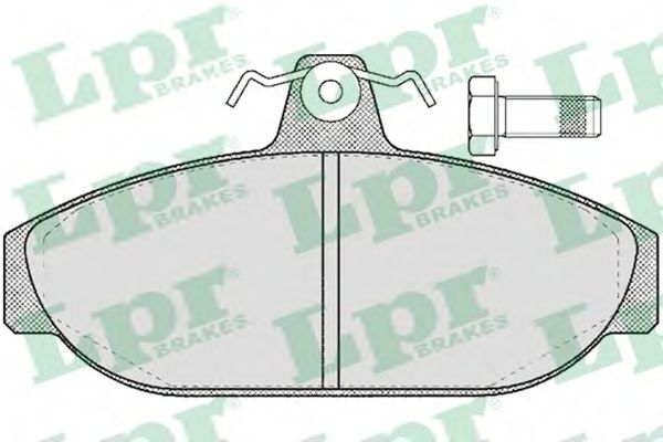 Колодки гальмівні дискові передні ROADHOUSE арт. 05P157