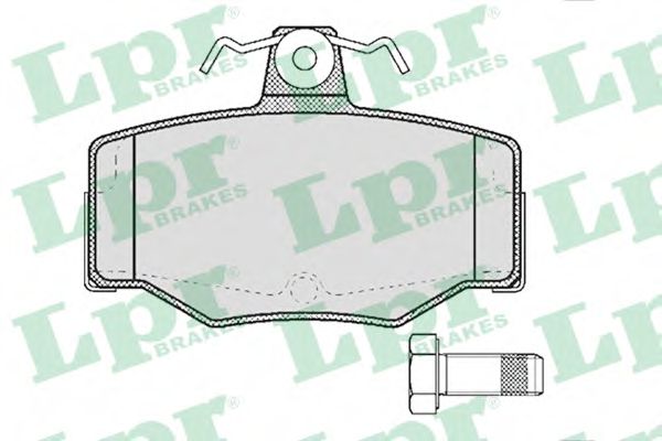 Колодка гальм. диск. NISSAN ALMERA задн. (вир-во LPR) RIDER арт. 05P387