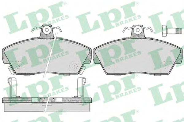 Колодки гальмівні дискові передні ROADHOUSE арт. 05P429