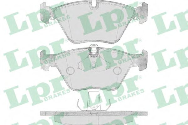 Колодка гальм. диск. BMW 3 (E46), 5 (E39) передн. (вир-во LPR) TRW арт. 05P649