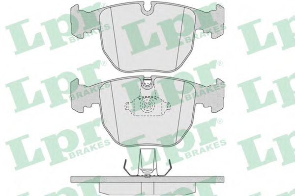 Колодка гальм. диск. BMW 5 (E39), 5 TOURING (E39), 7 (E38), X5 передн. (вир-во LPR) ASAM арт. 05P771