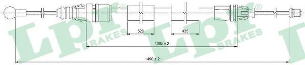 Трос ручного гальма BOSCH арт. C0733B