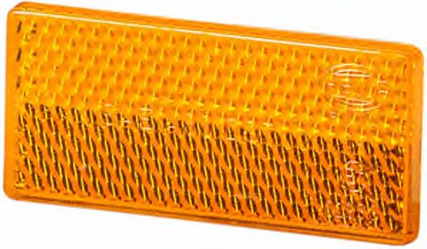 Світловідбивач прямокутний (самоклеюче, 32мм x 6/69мм x 6мм)