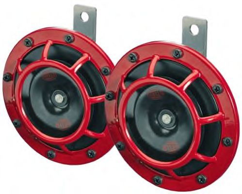 Сигнал звуковий Hella Super Tone B133 (комплект) червоний