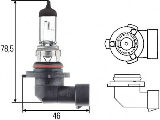 HELLA HB4 12V 55W Автолампа NARVA арт. 8GH005636121