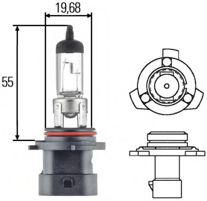 Автолампа HB4A 12V 51W P22D HB4 OSRAM арт. 8GH005636201