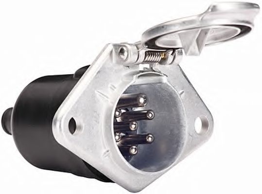 Розетка TYP N Чоловічий, ISO 1185, кількість штифтів/кількість активних штифтів 7, 24В, 15/20А (алюмінієвий  контакти з різьбою)