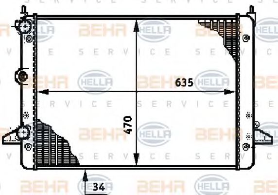 радіатор системи охолодження