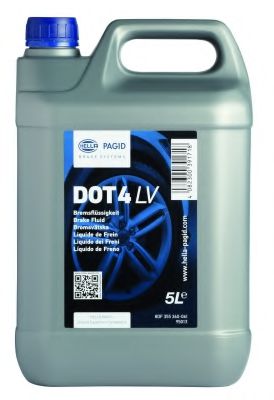 Рідина гальмівна DOT 4 LV, 5 л