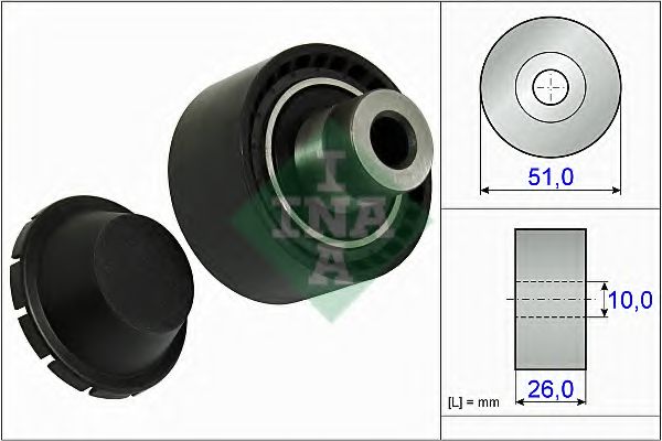 Шків натяжний CAFFARO арт. 532033410