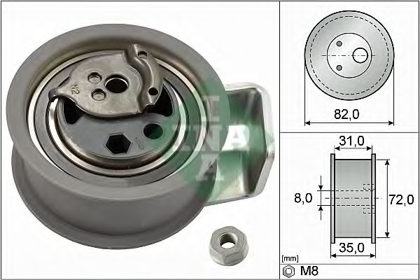 Шків натяжний AUTLOG арт. 531043620