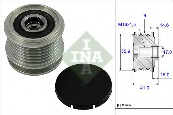 Механізм вільного ходу генератора SKF арт. 535001010