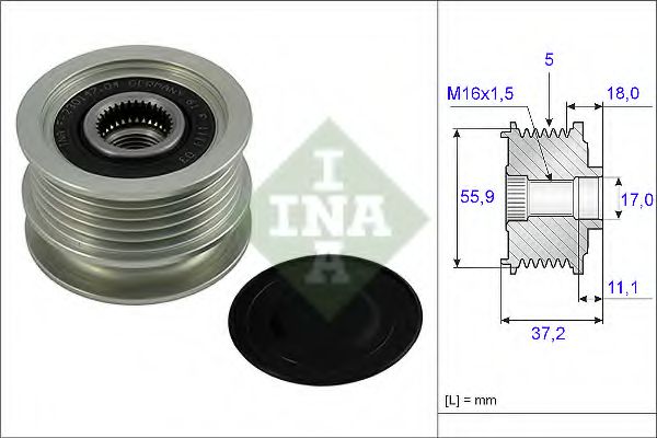 Шків генератора IJS GROUP арт. 535001810