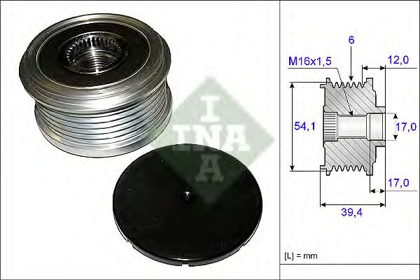 Механізм вільного ходу генератора SKF арт. 535009010