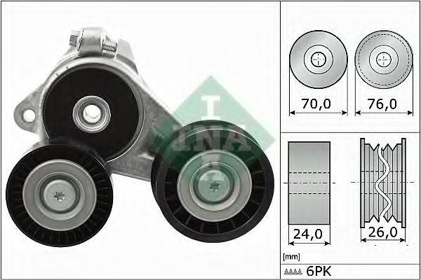 Натяжник ременя генератора MAGNETIMARELLI арт. 534030910