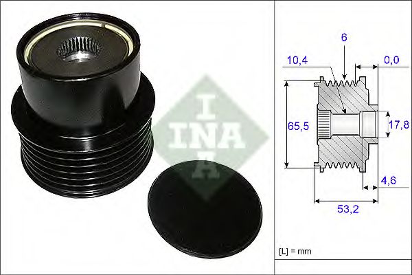 Шків генератора SKF арт. 535019510