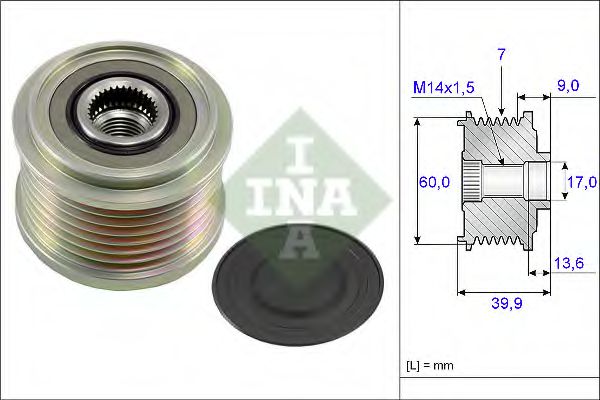 Шків генератора IJS GROUP арт. 535021510