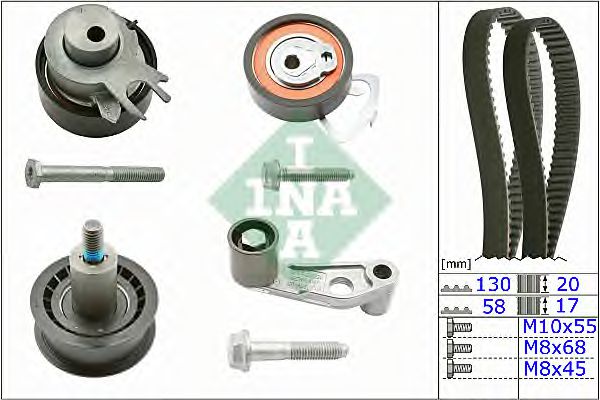 Комплект ременя ГРМ DAYCO арт. 530036010