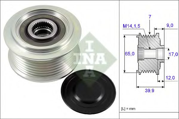 Муфта генератора IJS GROUP арт. 535022910