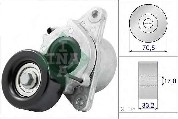 Натяжник ременя генератора JAPANPARTS арт. 534043510