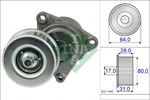 Натягувач ременя SKF арт. 534035910