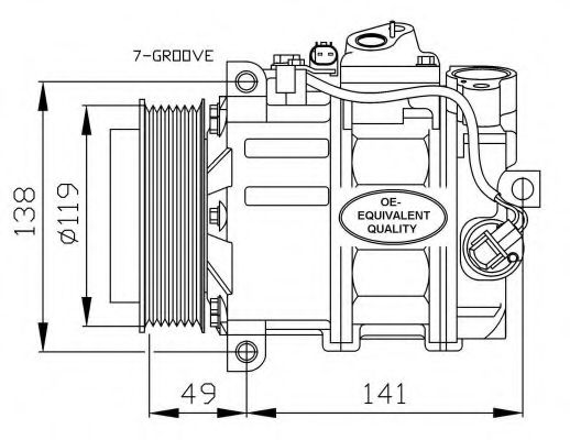 компресор THERMOTEC арт. 32215