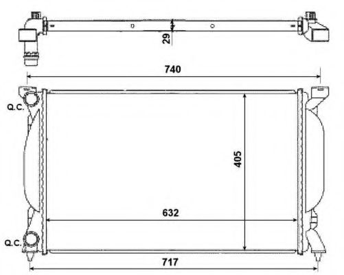 радіатор AVAQUALITYCOOLING арт. 50539