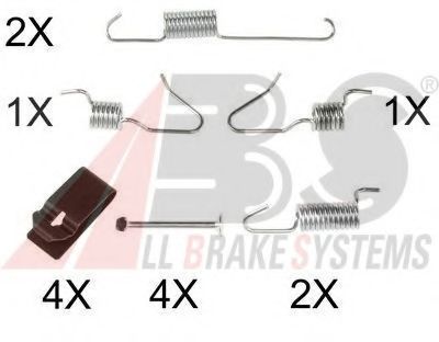 Монтажний к-кт барабанних гальм зад. RAV 4/QASHQAI 06- 170х32 BOSCH арт. 0898Q