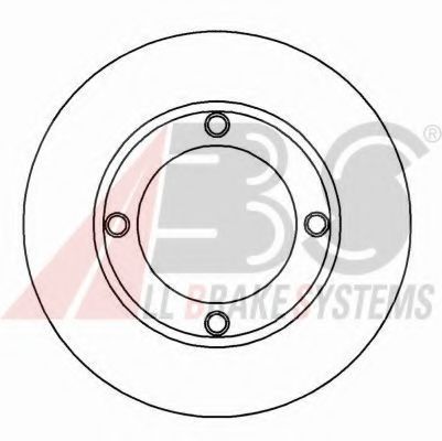 Диск гальмівний ВАЗ 2101 передн. (вир-во ABS) BREMBO арт. 15025