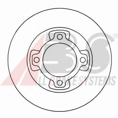 Гальмівний диск перед. Mazda 323 II (227 mm * 11mm) FERODO арт. 15553